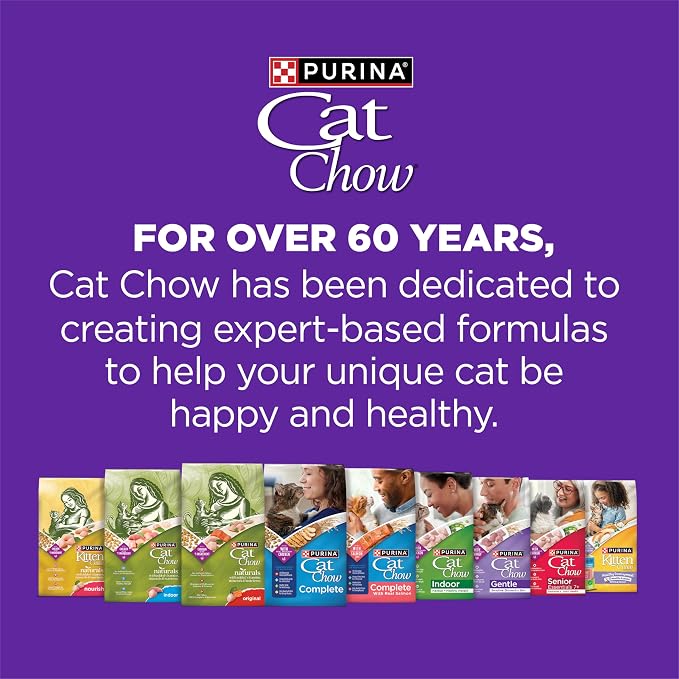 Purina Cat Chow Gentle Sensitive Stomach & Skin Dry Cat Food, 13 lb Bag