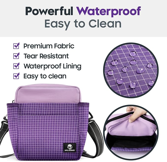 Dog Treat Pouch for Training, Magnetic Dog Walking Bag and Fanny Pack