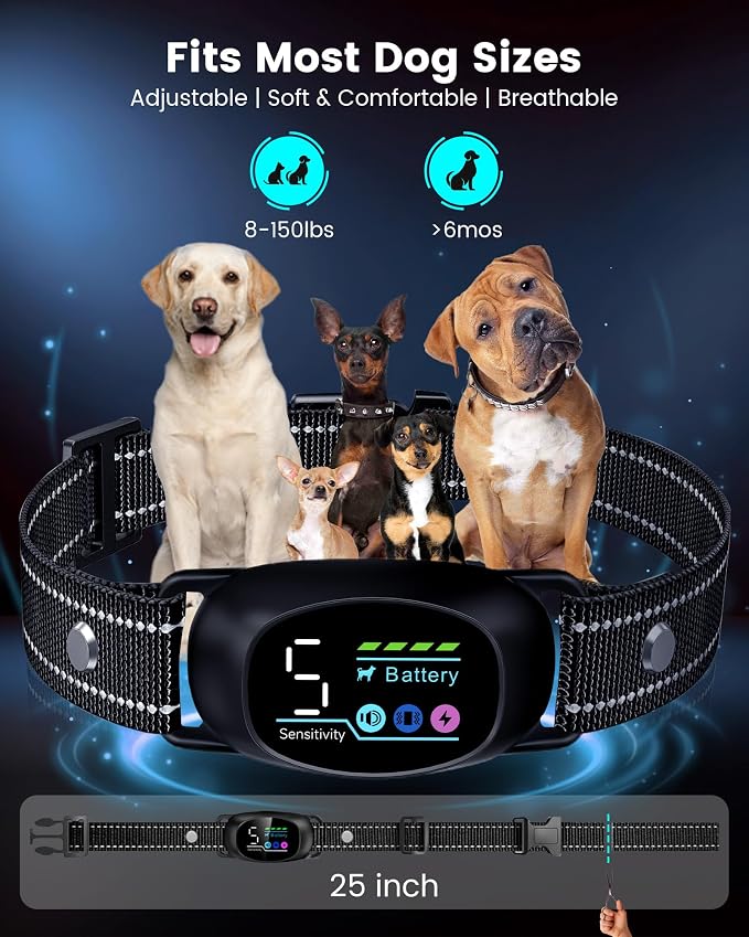 Dog Bark Collar with Remote