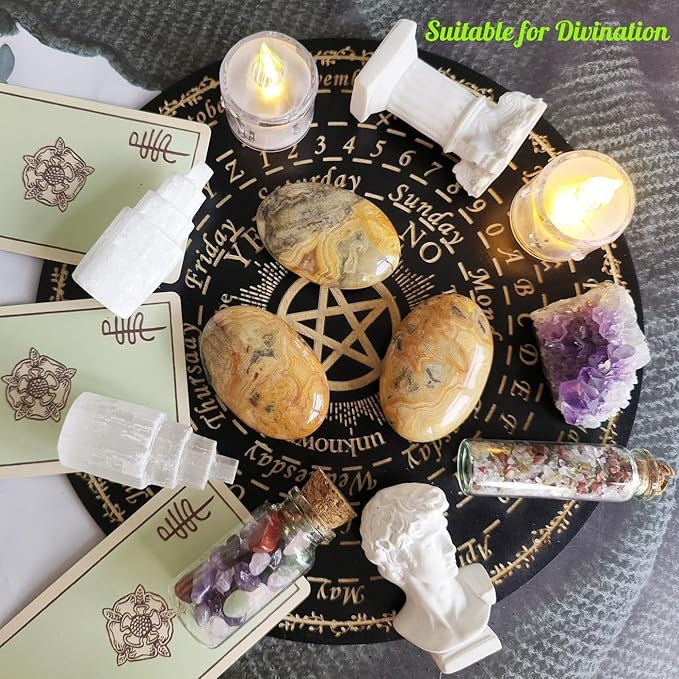 ZHIYUXI 2.4" Crazy Lace Agate Crystals Gemstones Crystals and Stones Worry Stone Crystal Decor Gifts Energy Balancing Therapy Polished Stones Palm Stone Mediation 1PC