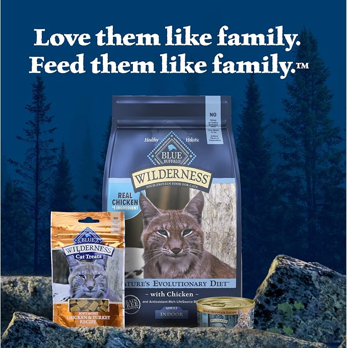 Blue Buffalo Wilderness Rocky Mountain Recipe Wet Cat Food Flakes (24 Pack) | Flaked Trout in Tasty Gravy, Grain-Free & Chicken-Free, High Protein, Made with Natural Ingredients, 5.5-oz. Cans