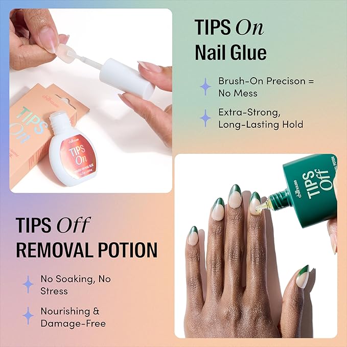 Chillhouse - Chill Tips, Press on Nails Kit - Raise a Glass (Oval) - 30 Nail Shapes & Sizes - Up to 2 Weeks of Wear - Customizable Fit - Reusable - Latina Founded & Women Owned - Beauty & Self Care
