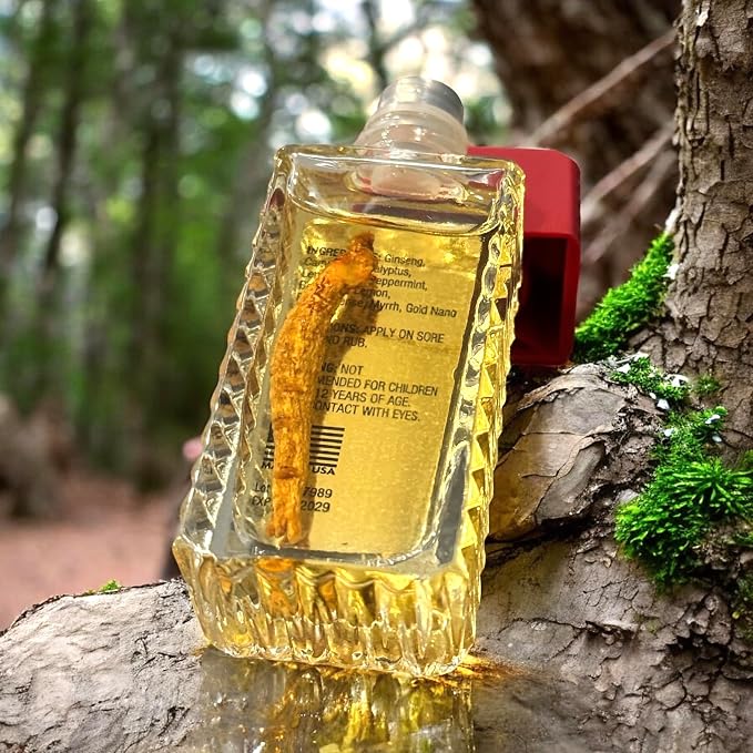 1 Pack - Ginseng Nanogize Roll On Essential Oil - Dau LAN Cong Nghe Nano Nhan Sam - 21 ml per Bottle - Only One Bottle per Order - Product of USA