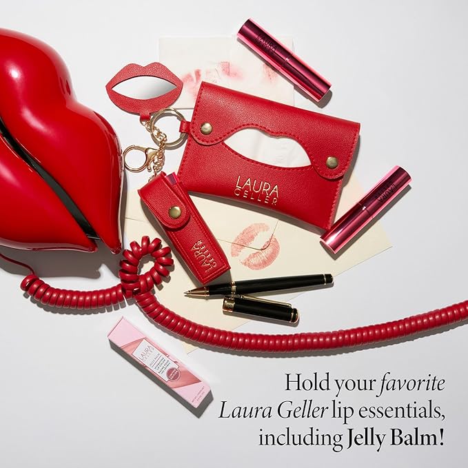 LAURA GELLER NEW YORK Tint-n-Tissue Kit - Valentine’s Day Jelly Balm Kiss-n-Tell and Tissue Holder Set