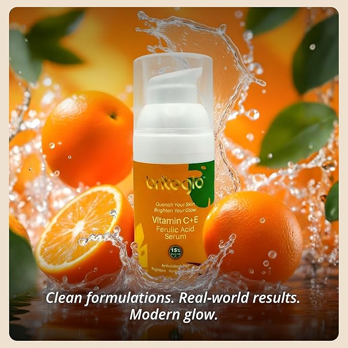 Vitamin C Serum 15% for Face with 3-O-Ethyl Ascorbic Acid, Niacinamide & Ferulic Acid – Dark Spot Corrector, Brightening & Anti-Aging Facial Serum, Fragrance Free