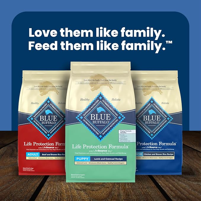 Blue Buffalo Life Protection Formula Lamb Puppy Dry Dog Food, 5 lb | With DHA for Brain Development, Real Lamb #1 Ingredient, Antioxidant-Rich LifeSource Bits, Promotes Healthy Muscle Growth