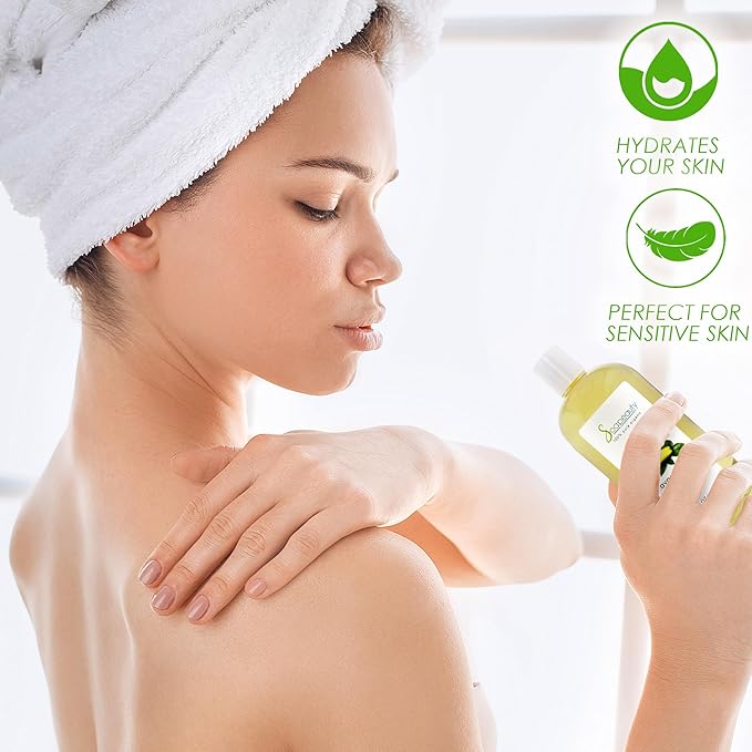 Soapeauty Avocado Oil for Skin & Hair - Cold Pressed - 100% Pure & Natural - Carrier Oil for Essential Oils - Massage Oil - 64 fl oz
