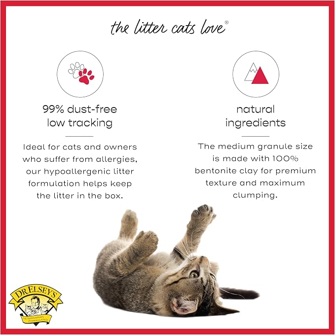 Dr. Elsey's Cat Attract Clumping Clay Cat Litter 40 lb. Bag