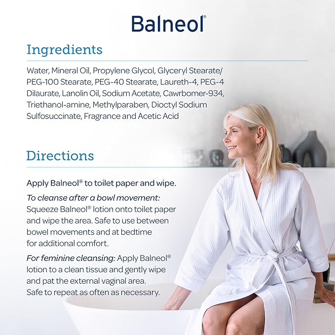 Balneol Hygienic Cleansing Lotion, 3oz Bottle (pack of 2)