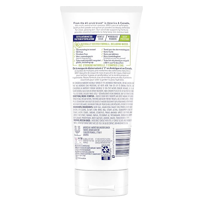 St. Ives Face Scrub Exfoliates | Apricot | For Smooth Glowing Skin | Dermatologist Tested | 6 oz Pack of 3