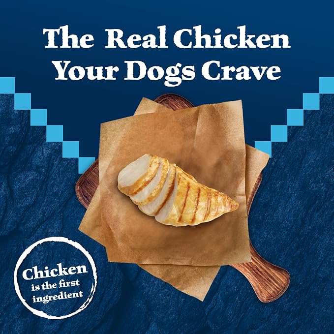 Blue Buffalo Wilderness Wild Bits Chicken Soft & Chewy Dog Treats, 10 oz | Real Chicken #1 Ingredient, High Protein & Grain-Free, Bite-Sized Training Treats Made with Natural Ingredients