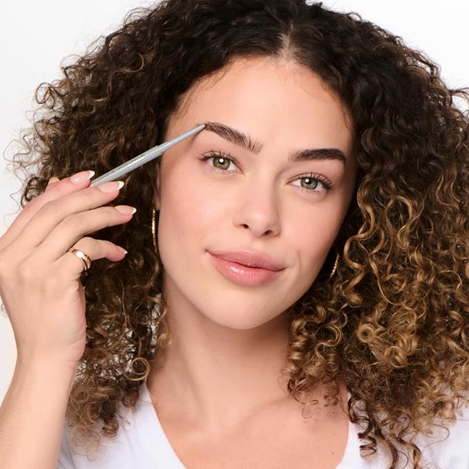 Ravie Beauty Easy Everyday™ Brow Pencil - Best Eyebrow Pencil for Women, Smudge Proof Hair-Like Strokes, 1.2mm Precision Tip with Spoolie, Vegan (Dark Brown)