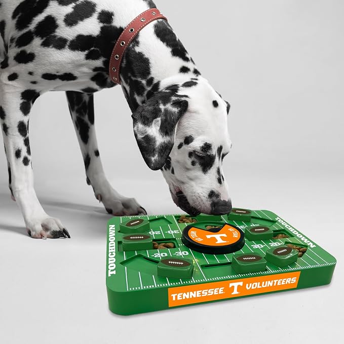 Pets First NCAA Tennessee Large Puzzle Toy - Interactive Dog Treat & Slow Feeding Toy