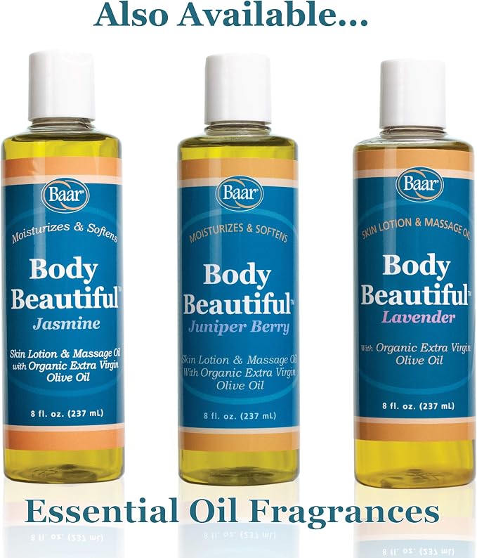 Body Beautiful Massage Oil & Lotion, Moisturizing & Nourishing, 8 Oz