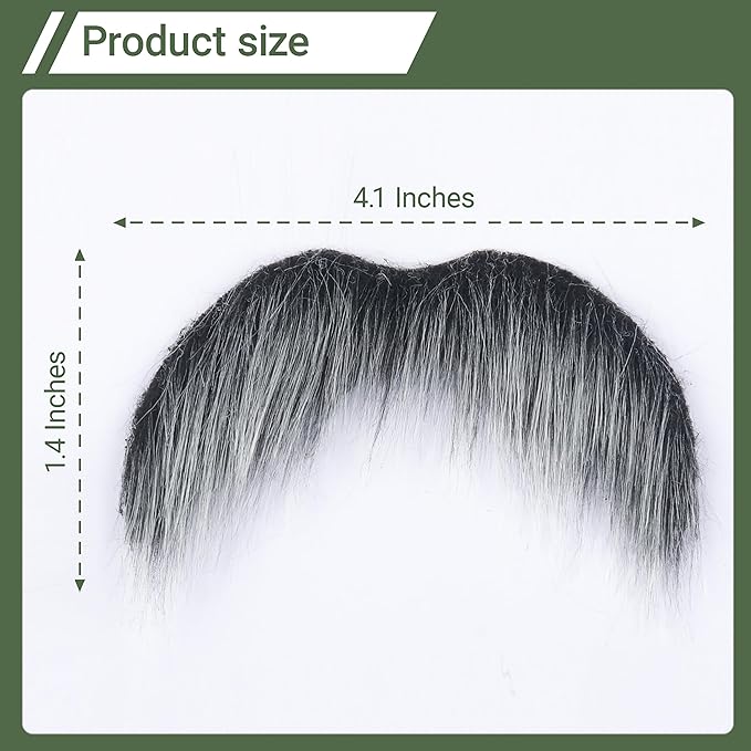 Self Adhesive Fake Mustache False Facial Hair Stick On Cosplay Mustache Halloween Party
