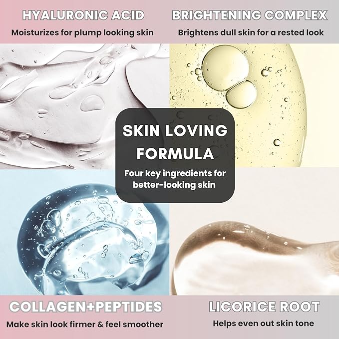 Glov Beauty Micro Infusion System for Face & Lips – 0.25mm 24k Gold Cosmetic Facial Stamp with Hyaluronic Acid, Collagen Peptides & Licorice Root Serum Ampoules (2x Infusion Application, 6x Serums)