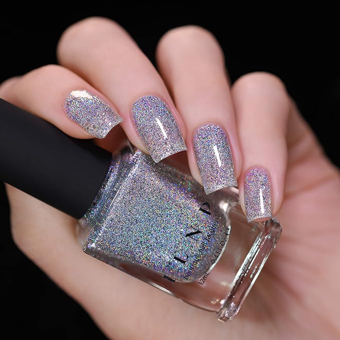 ILNP The Lighthouse - Intense Silver Ultra Holographic Metallic Nail Polish