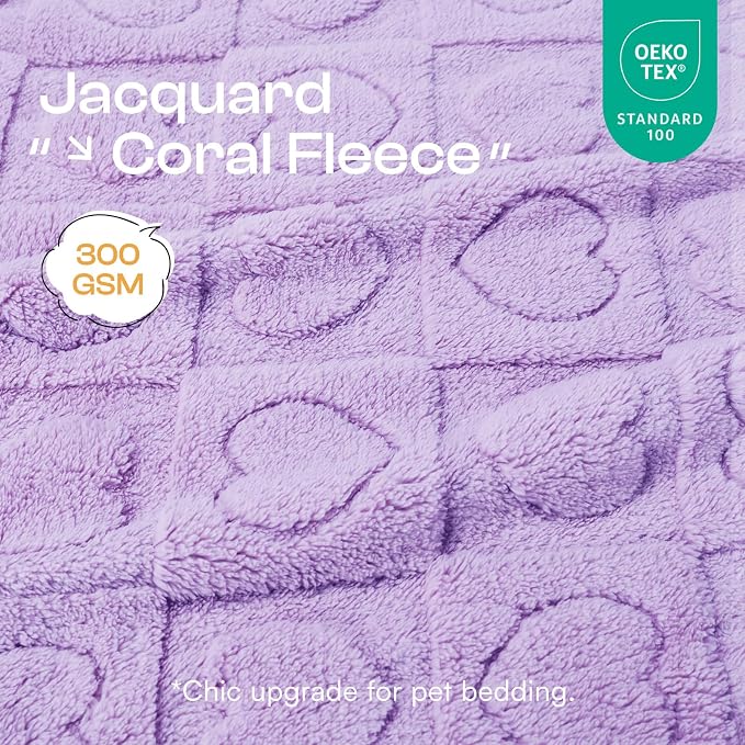 Luciphia Soft Small Dog Blanket 300GSM Fleece Throw Puppy Cat,41"x31" | Pink Blanket Washable for Medium/Large Dogs, Cute Cover on Bed Couch Crate Car, Puppy Essentials,Cat Stuff, Dog Gift