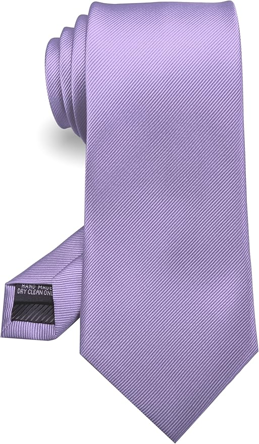RBOCOTT Solid Color Tie Formal Necktie for Men