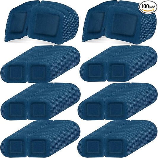 100 Pcs Disposable Steam Eye Mask Bulk for Dry Eyes Spa Unscented Self Heating Warm Compress Sleep Mask Home Office Travel Relaxation Gifts