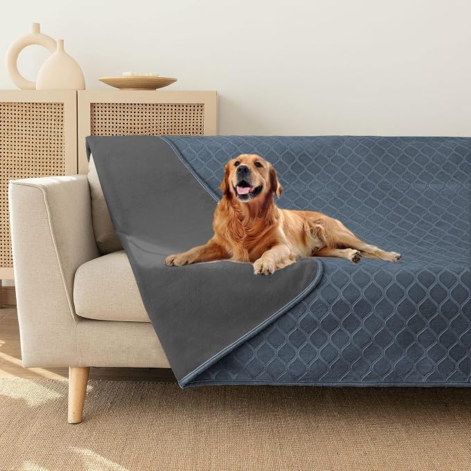 fuguitex Waterproof Dog Blanket Bed Cover Dog Crystal Velvet Moroccan Fuzzy Cozy Plush Pet Blanket Throw Blanket for Couch Sofa