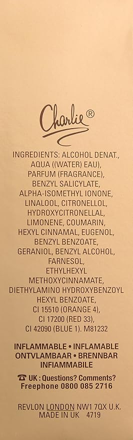 Charlie Gold by Revlon for Women, Eau De Toilette Spray, 3.3 Ounce (100 ml)