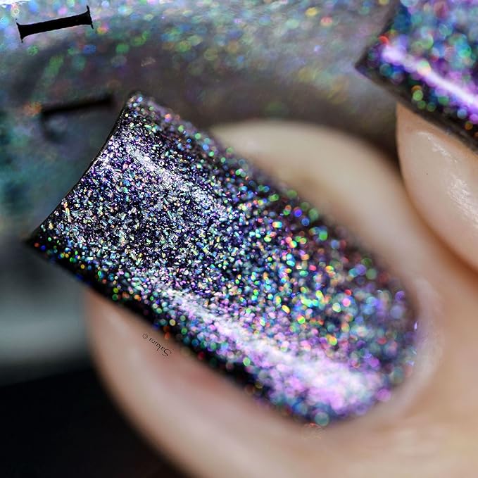 ILNP Chit Chat - Purple to Pink to Gold Color Kissed Ultra Holo Nail Polish