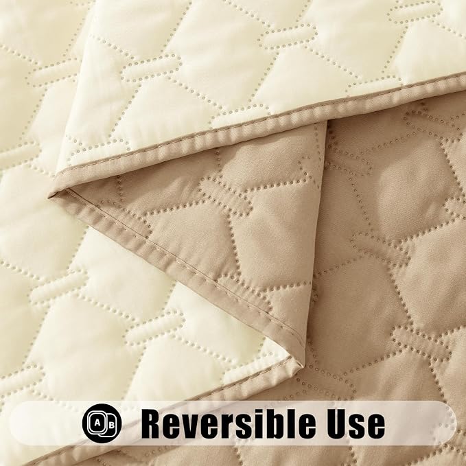 Smiry Waterproof Dog Bed Cover Blanket, Reversible Pet Blanket | Soft Reversible, Washable Leakproof Cats Dogs Couch Cover for Sofa, Couch, Furniture (82x82 Inch)