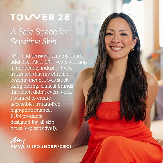 Tower 28 Beauty Swipe Serum Concealer - Hydrating Buildable Medium-Coverage Concealer with Skincare Benefits for Sensitive Skin - Shade 9.0 MDR, Medium with Warm Undertones, 0.22 Fl Oz