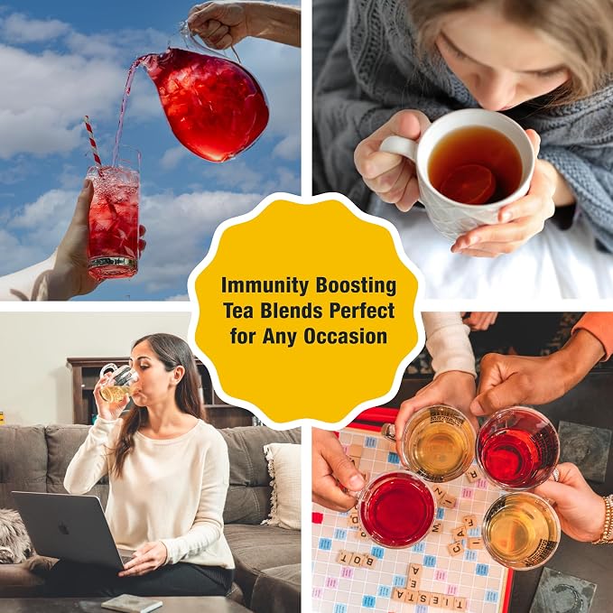 Tiesta Tea - Orange Tango, Loose Leaf, Orange Hibiscus Herbal Tea, Premium Non-Caffeinated Fruit Blend, Makes Hot or Iced & Up to 200 Cups, 16oz Resealable Pouch