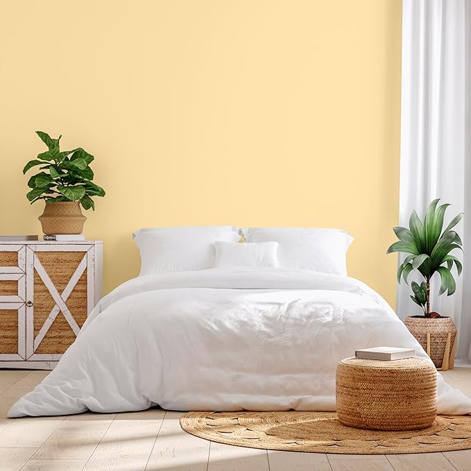 Rust-Oleum Color Spark Interior Paint and Primer in One, Eggshell, Tahitian Vanilla, 1 Gallon
