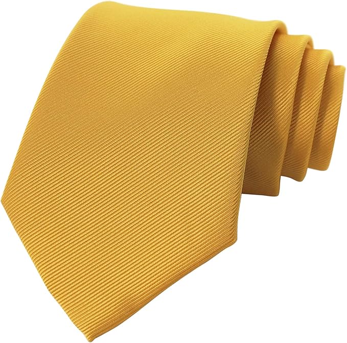 RBOCOTT Solid Color Tie Formal Necktie for Men