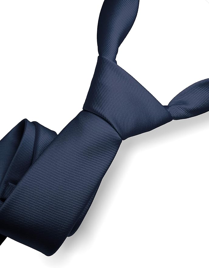 RBOCOTT Solid Color Tie Formal Necktie for Men