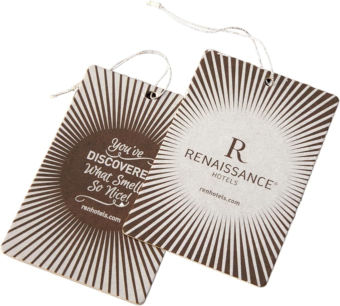 Renaissance Shiso Fragrance Card - Air Freshener for Closet - Car Freshener - Luxury Hotel Scent - Set of 3
