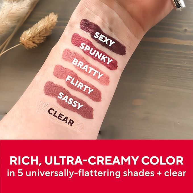 Mirabella - Line and Define Lip Definer, Smoothing & Moisturizing Retractable Lip Pencil with Sharpener, Helps Lipstick Stay Put, Long-Lasting Creamy Formula with Antioxidants Vitamins C & E, Clear