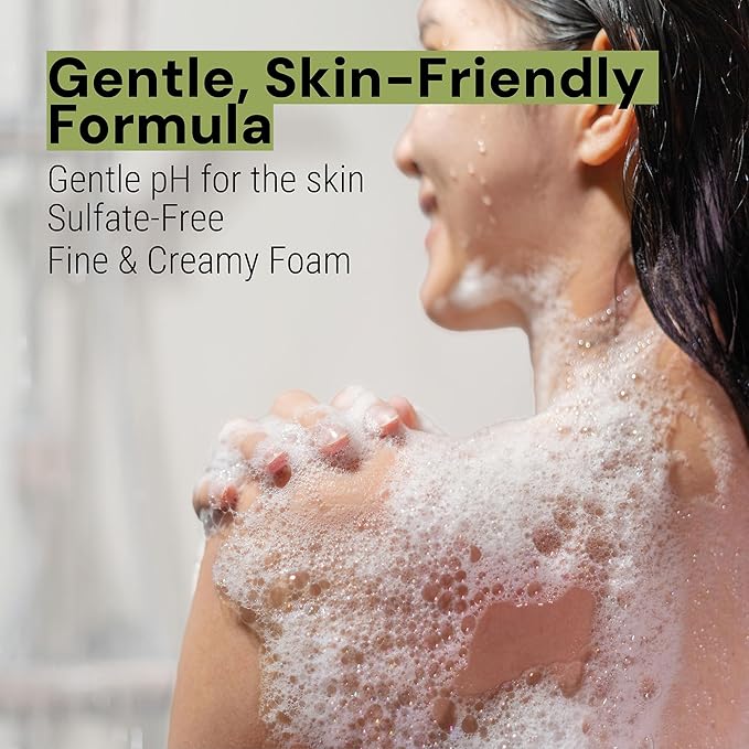 Panier des Sens - Verbena Moisturizing Body Wash for Women & Men - Gentle Shower Gel with 96% Natural Ingredients for Normal & Sensitive Skin - Body Care Made in France, SLS Free, Vegan - 6.8 Fl Oz