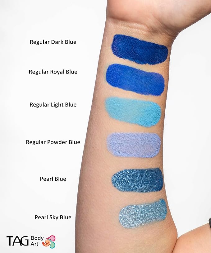 TAG Face and Body Paint - Regular Light Blue 90gm