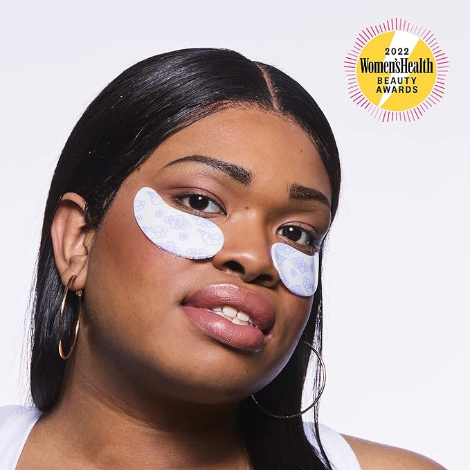 Pacifica Reusable Mask – Under Eye Mask Silicone Face Mask for Fine Lines & Dark Circles, Pair with Serum, Storage Tin Included, Vegan & Cruelty-Free, 2 Pieces