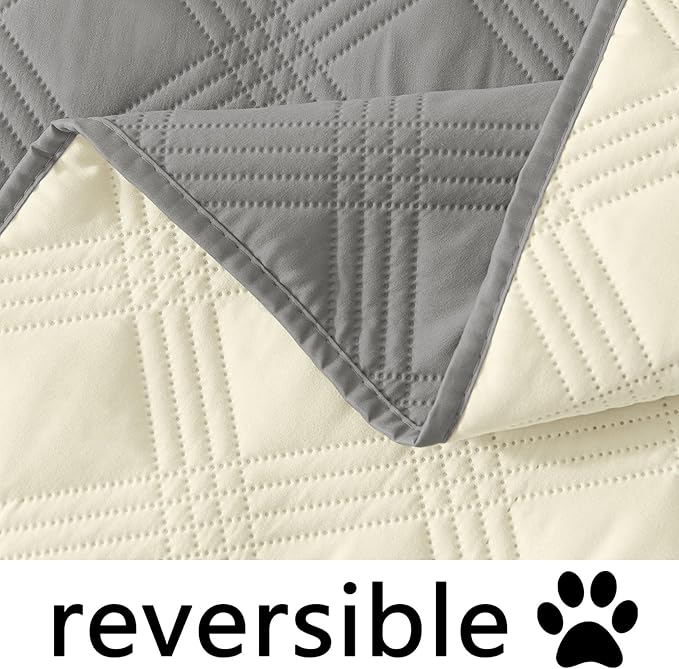 Waterproof Reversible Dog Blanket, Soft Couch Cover for Dogs Washable | Dual-Sided Waterproof Pet Bed Blanket, Resist Stains Spills & Pet Hair, Practical Furniture Protector For Pets, Size 30"x70"
