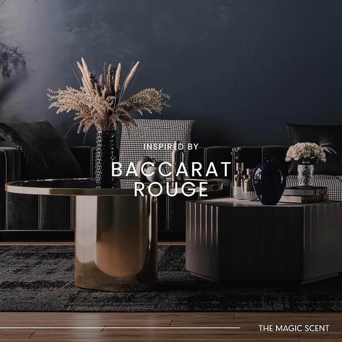 The Magic Scent Baccara Diffuser Oil - Hotel & Home Luxury Scents Inspired by Baccarat Rouge - Diffuser Oil Scents for Home Designed for Use in All Diffusers - 0.3 fl oz, 10 mL