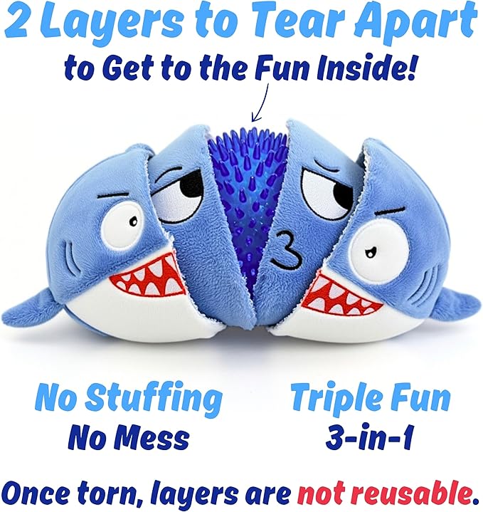Dog Toy for Aggressive Chewers, Tough Squeaky Chew Ball, Large Breeds Gift