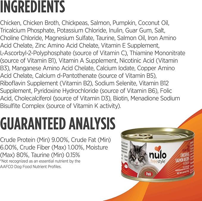 Nulo Freestyle Canned Wet Cat Food, Pate, Variety Pack, 2.8 oz x 12