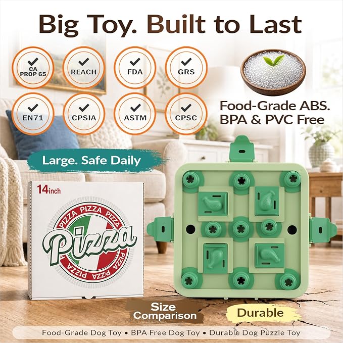 KADTC 3-Level Dog Chess Puzzle Toy, Brain & Mental Stimulation, Smart Dogs