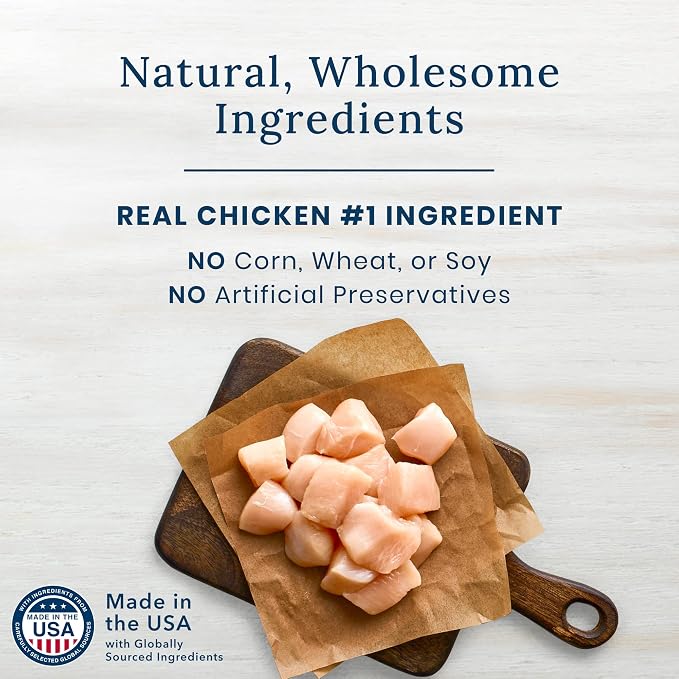 Blue Buffalo True Chews Premium Grillers Dog Treats, Made in the USA with Natural Ingredients, Chicken, 12-oz Bag (Pack of 6)