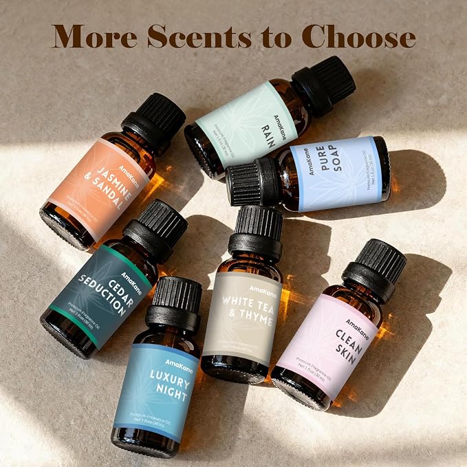 AmaKane Jasmine& Sandal Hotel Fragrance Oil 30ml, Inspired by Shangri-La Essential Oil, Premium Diffuser Oil for Home, Long-Lasting Aromatherapy Oil, Candle & Soap Making Scents