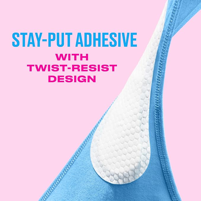 Carefree Panty Liners for Women, Regular, Wrapped, Unscented, 54ct