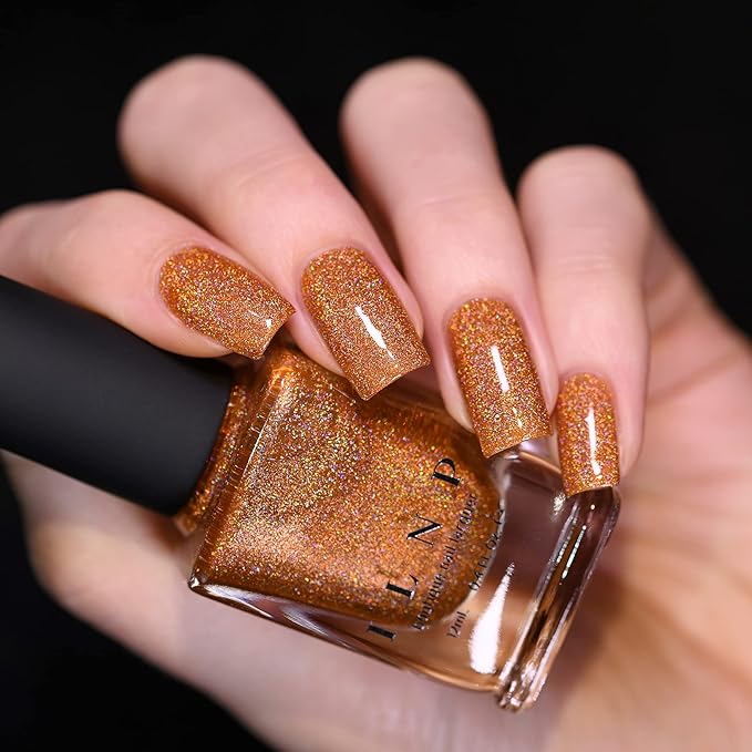 ILNP Uptown - Lively Burnt Orange Ultra Holo Nail Polish