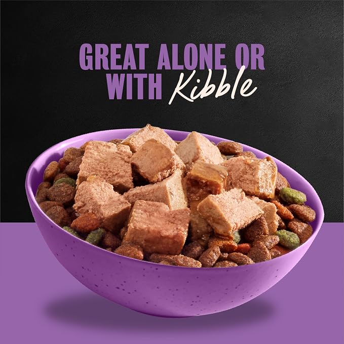 Cesar Classic Loaf in Sauce Wet Dog Food, Meaty Selects, 3.5 oz, 36 Count | Made in USA, Real meat #1 ingredient, no fillers or artificial flavors, formulated without grains, easy peel trays