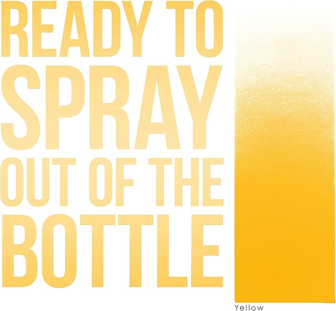 Custom Body Art Yellow Airbrush Body Paint 1oz - Alcohol-Based, Waterproof, Body Paint for Adults, Cosplay, Temporary Tattoos