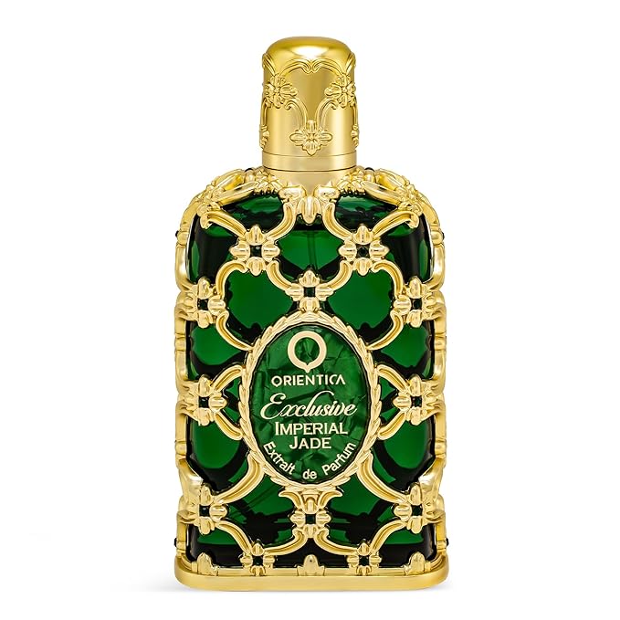 Orientica Luxury Exclusive Imperial Jade Extrait de Parfum 2.7 Oz/80ml - Orange, Green Lemon, Mint, Blackcurrant, Basil, Coriander, White Tea Leaves, Musk, Ambergris – Arabic Perfume for Men & Women